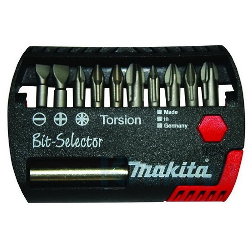Набор MAKITA P-53724 (биты 10 шт "Torsion"+ магн. держатель,обойма,Германия)